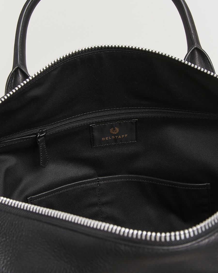 Heren | Tassen | Belstaff | Ronson Leather Weekender Bag Black