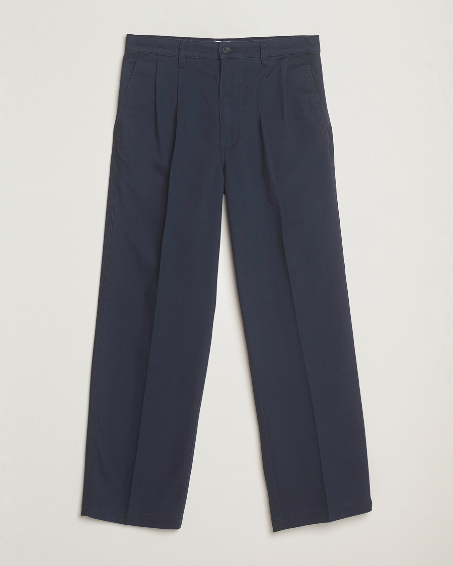 Heren | Broeken | Dockers | Original Pleated Chino Loose Navy