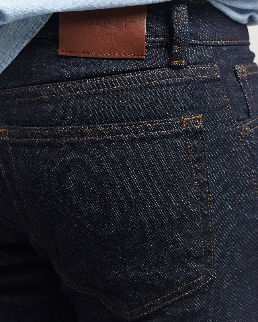 Homme | Jeans | GANT | Regular Fit Jeans Dark Blue