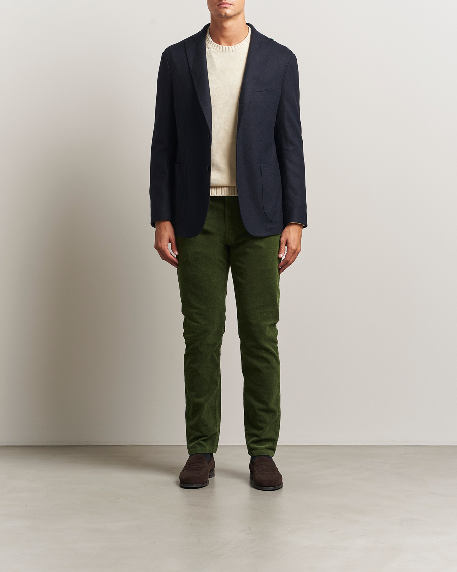 Homme | Pantalons | Gant | Cord 5-Pocket Jeans Country Green