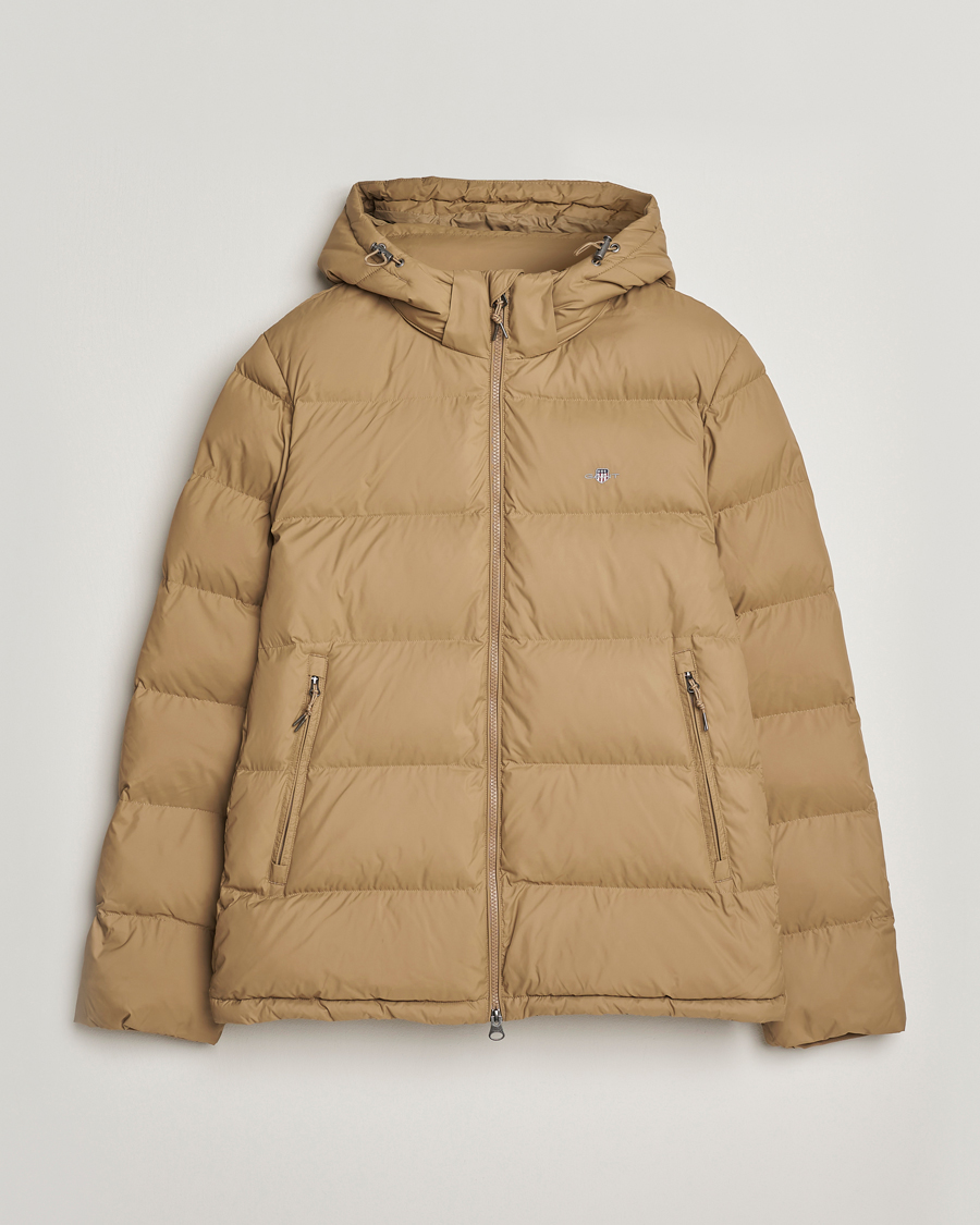 Heren | Jassen | GANT | The Active Cloud Down Jacket Light Taupe