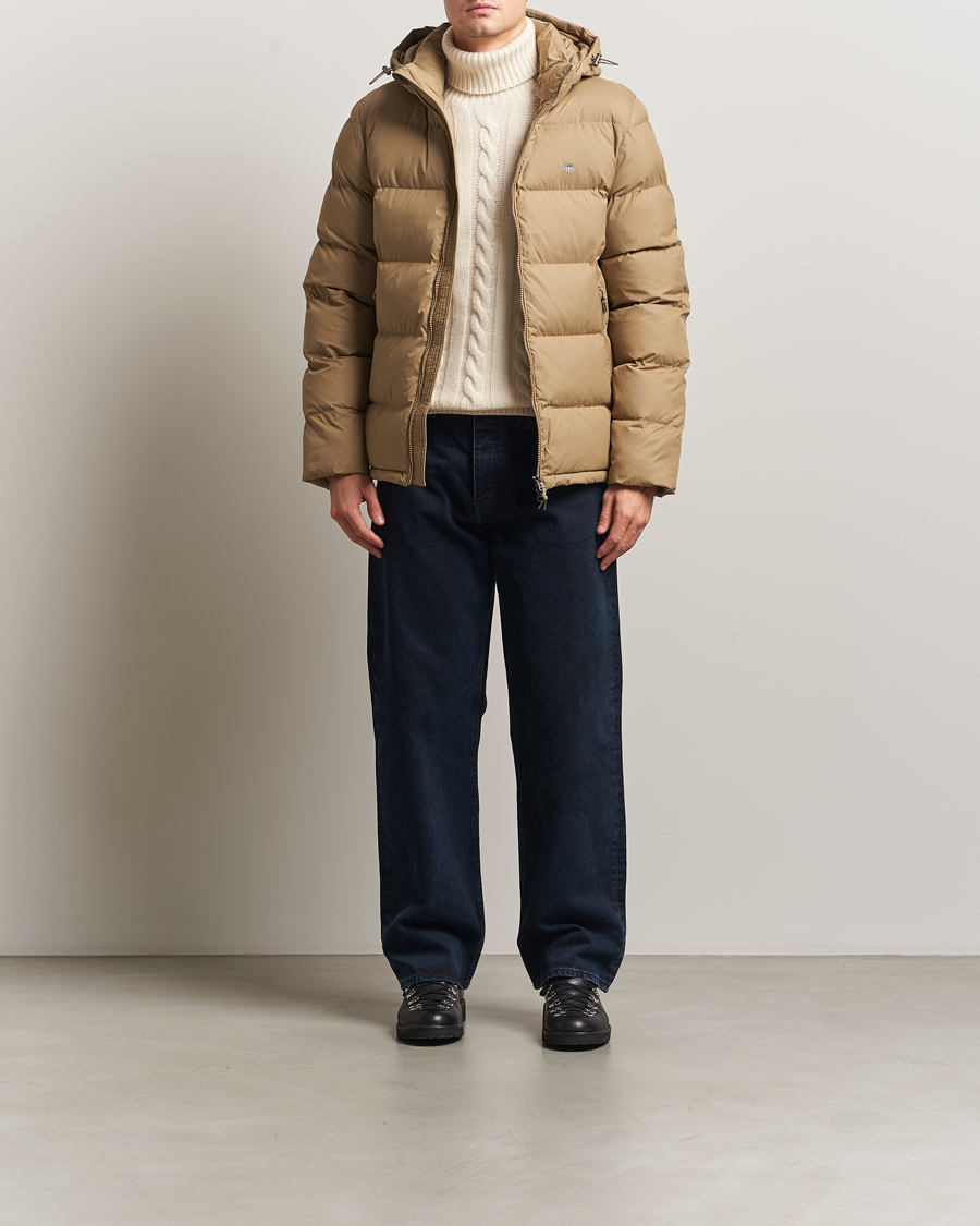 Heren | Jassen | GANT | The Active Cloud Down Jacket Light Taupe