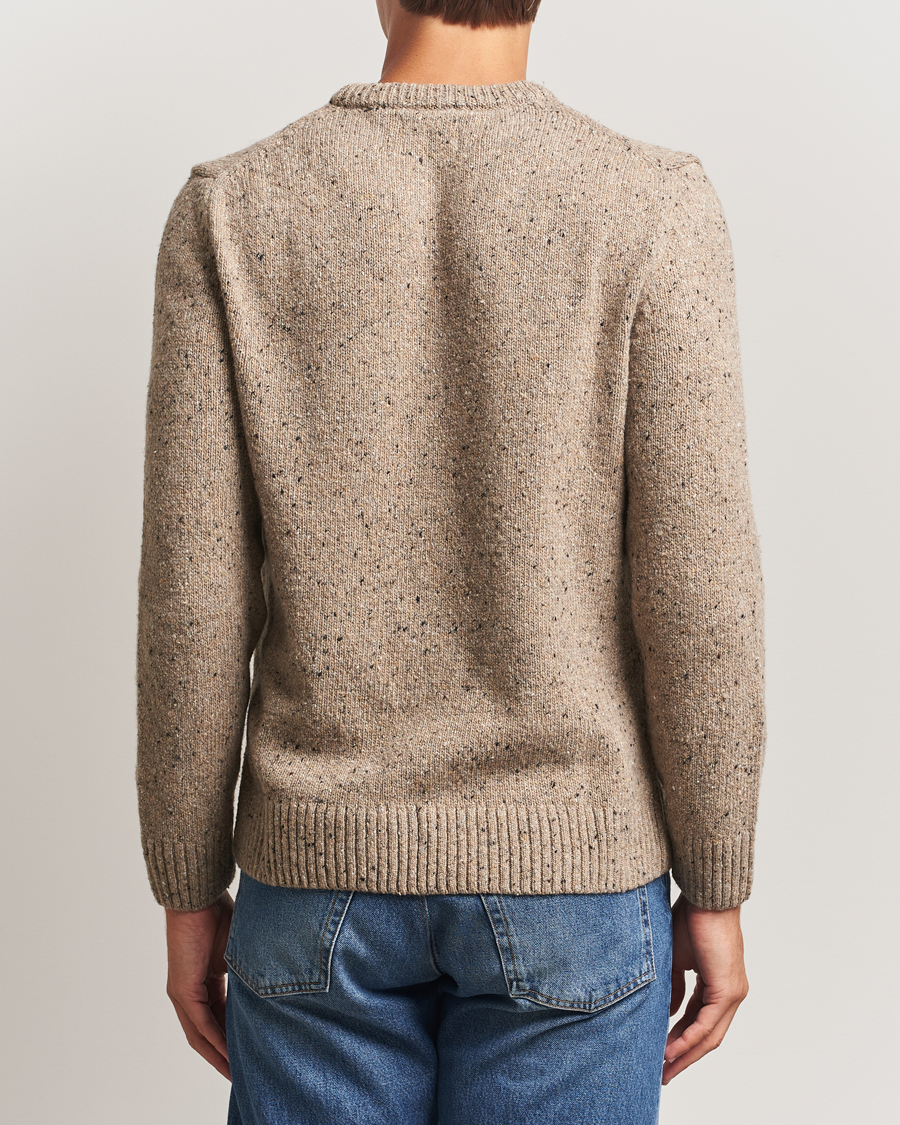 Homme | Pulls Et Tricots | GANT | Neps Wool Crew Neck Sand Melange