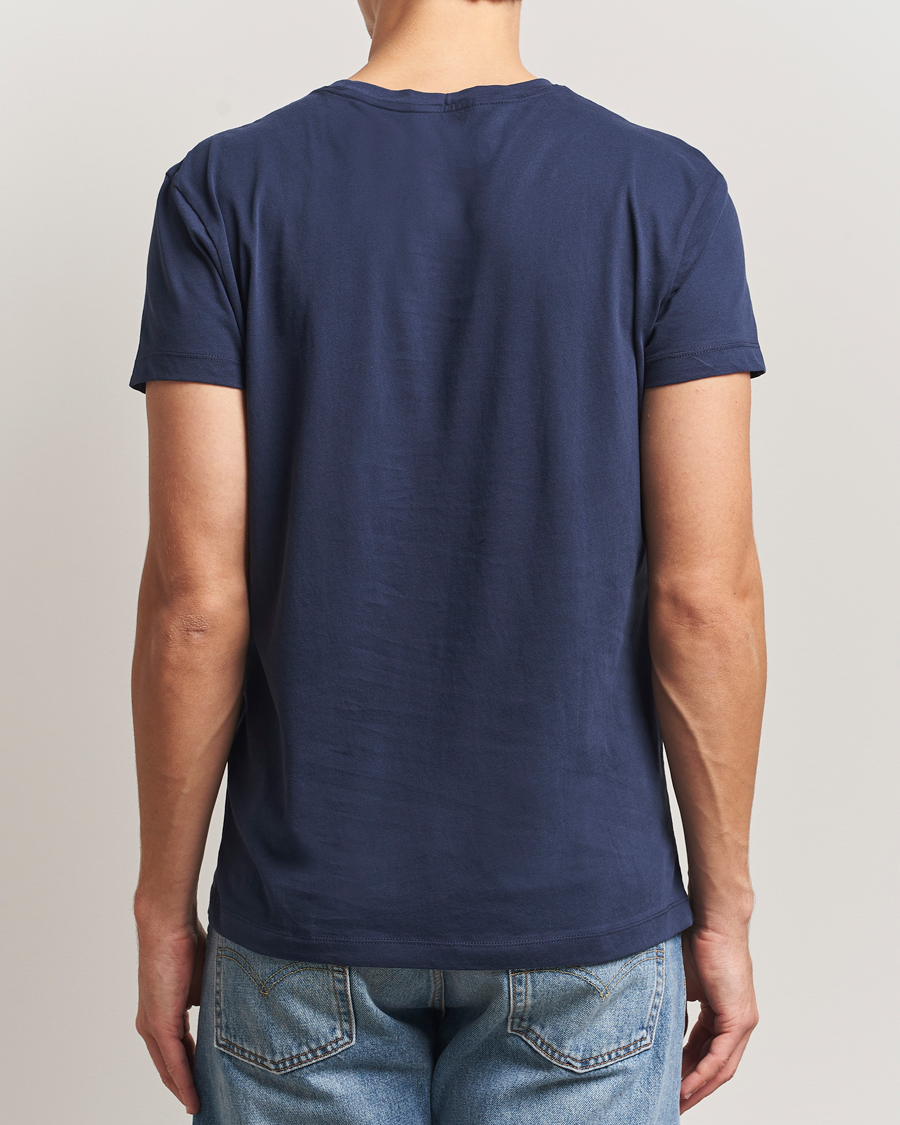 Heren | T-shirts | GANT | 2-Pack Crew Neck T-Shirt Light Grey/Navy