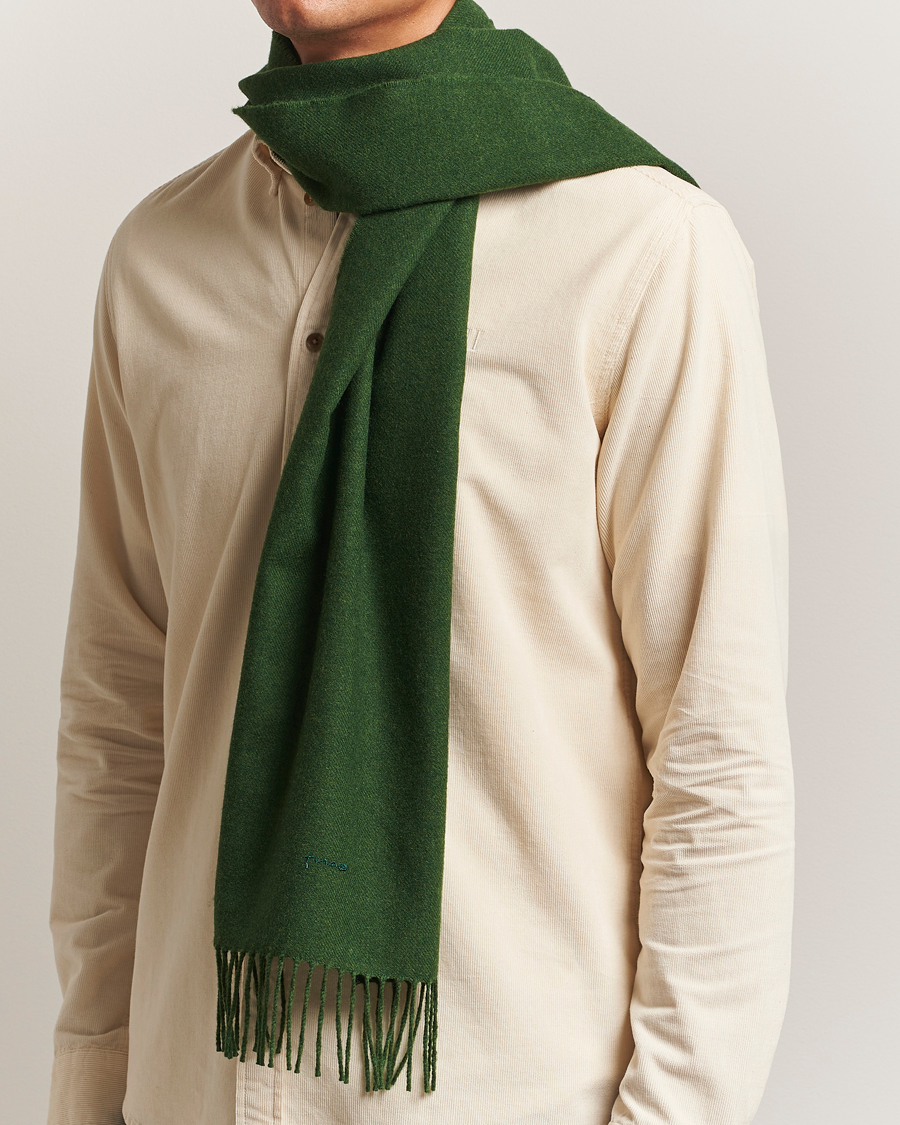 Homme | Écharpes | GANT | Wool Scarf Country Green