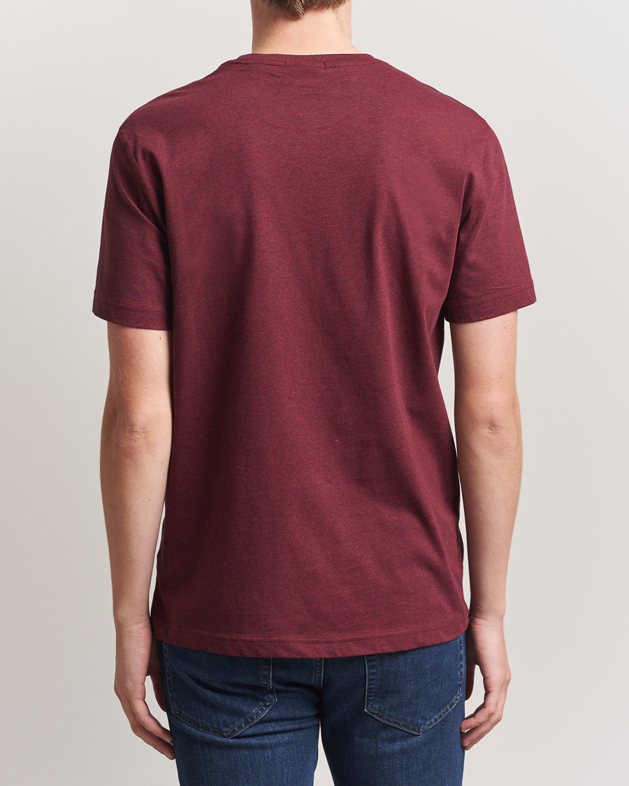 Homme | T-shirts | GANT | The Original T-Shirt Bordeaux Melange