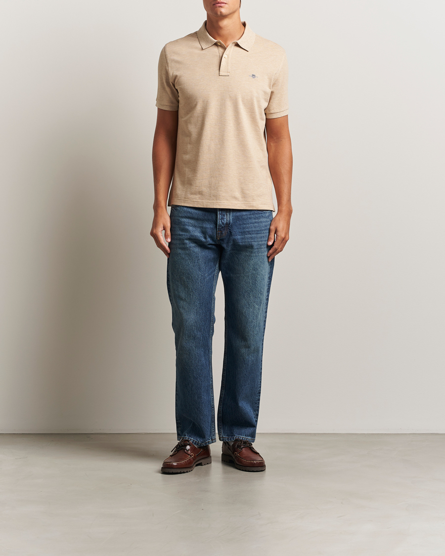 Heren | Polo's | GANT | The Original Polo Khaki Melange