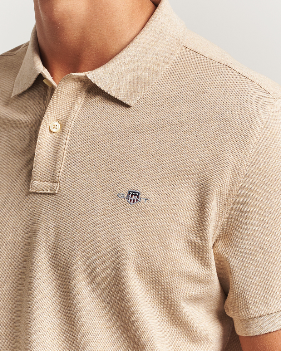 Heren | Polo's | GANT | The Original Polo Khaki Melange