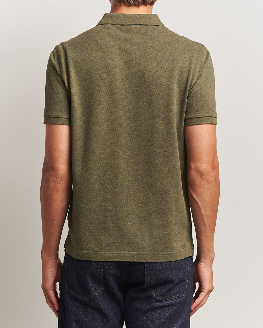 Heren | Polo's | GANT | The Original Polo Khaki Green Melange