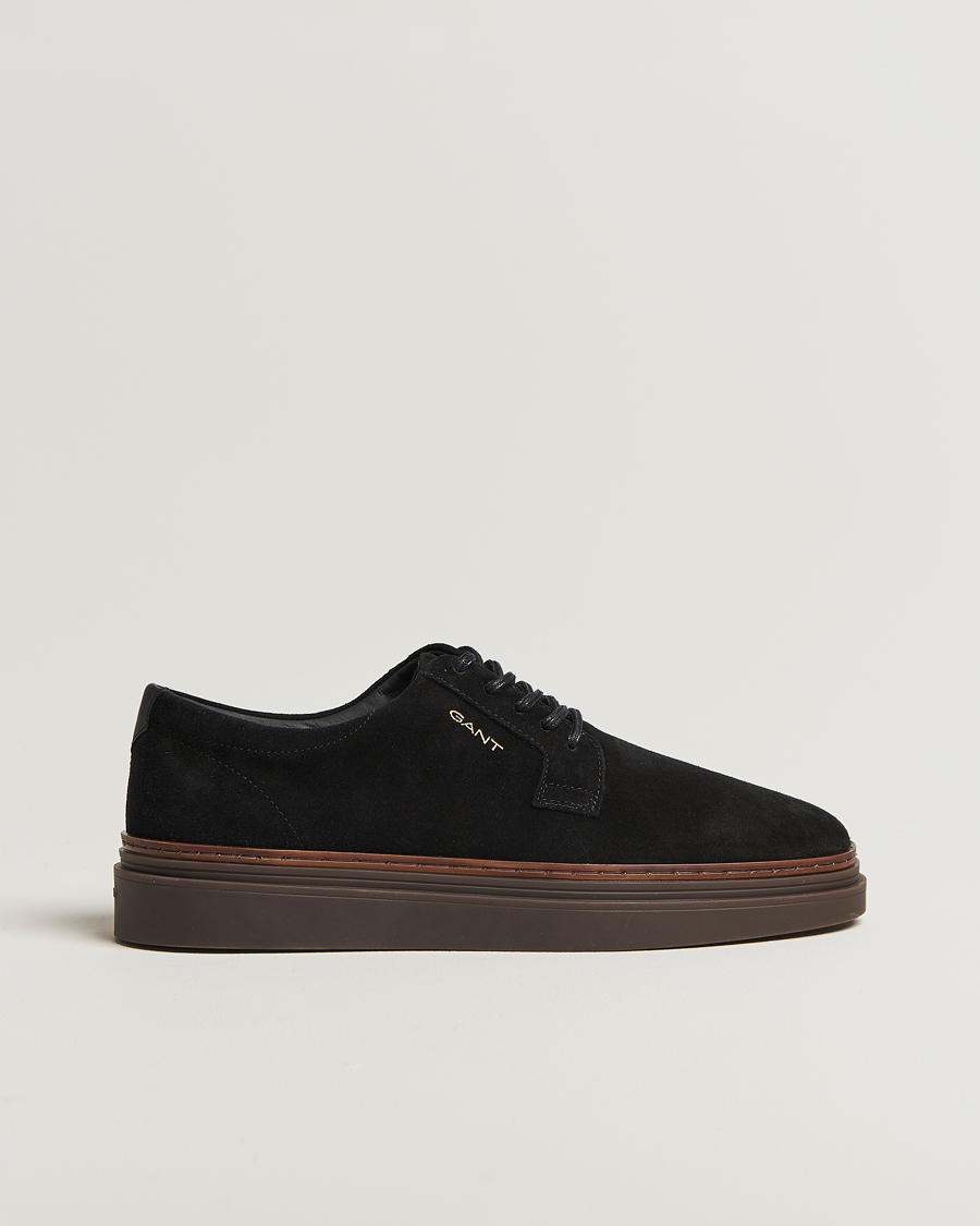 Homme | Baskets | GANT | Kinzoon Suede Derby Sneaker Black