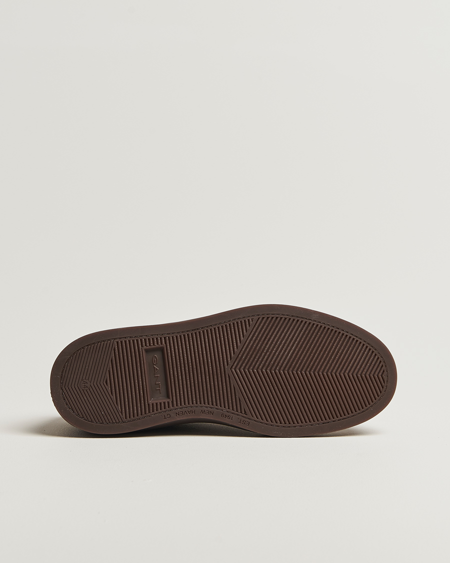 Homme | Baskets | GANT | Kinzoon Suede Derby Sneaker Espresso Brown
