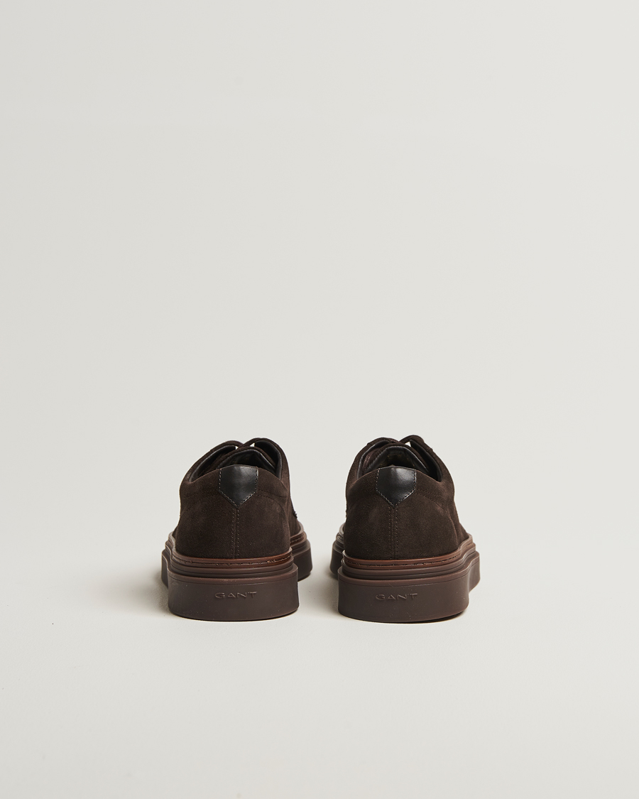 Homme | Baskets | GANT | Kinzoon Suede Derby Sneaker Espresso Brown