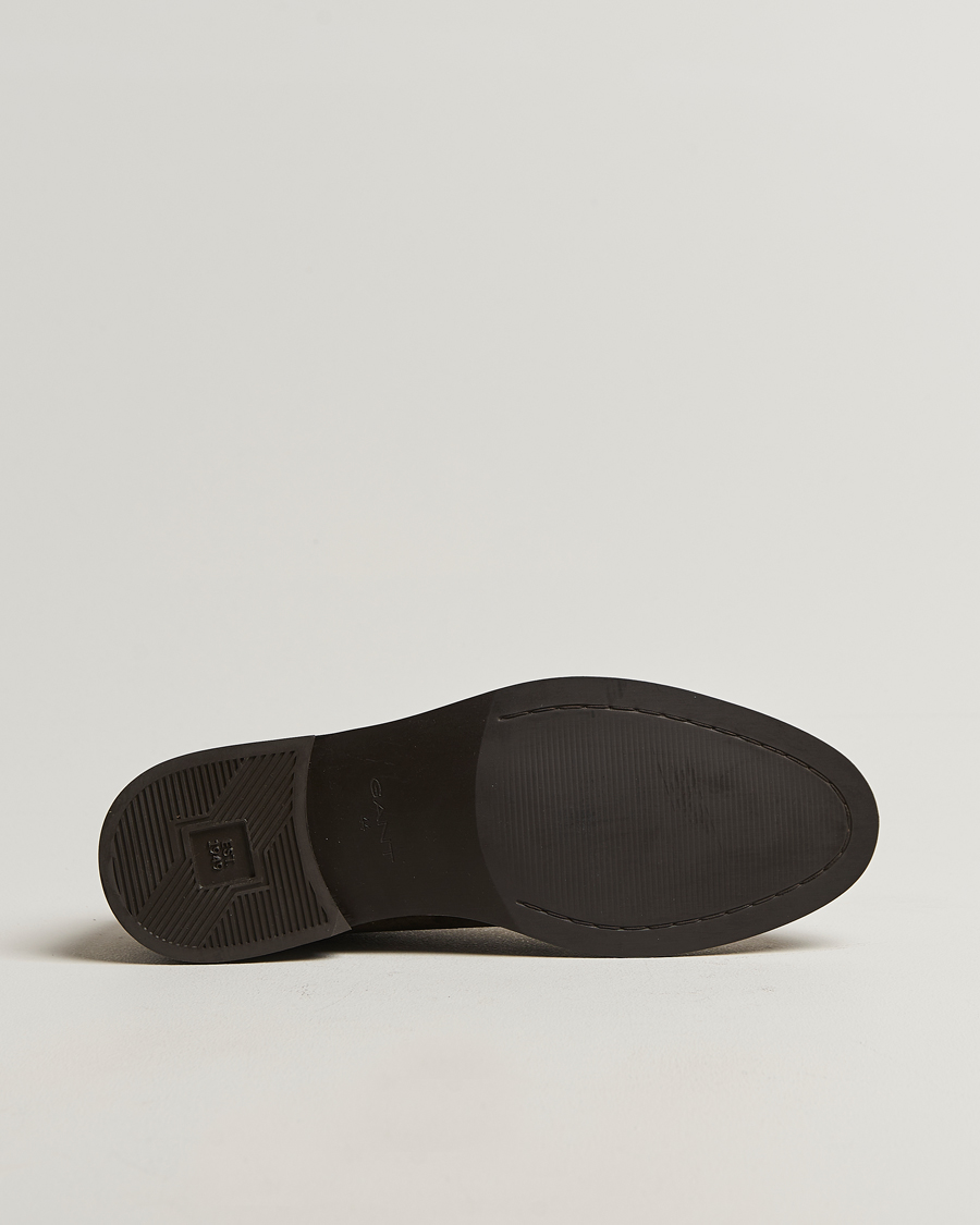 Homme | Derbies | GANT | Bidford Suede Derby Ebony Brown