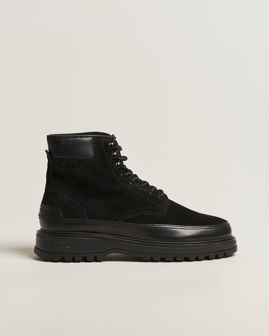 Heren | Laarzen | GANT | Clafton Felt Lined Suede Boot Black