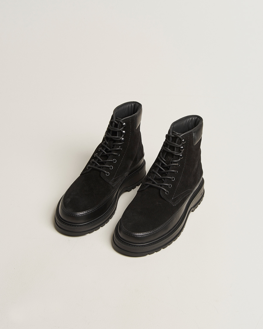 Heren | Laarzen | GANT | Clafton Felt Lined Suede Boot Black