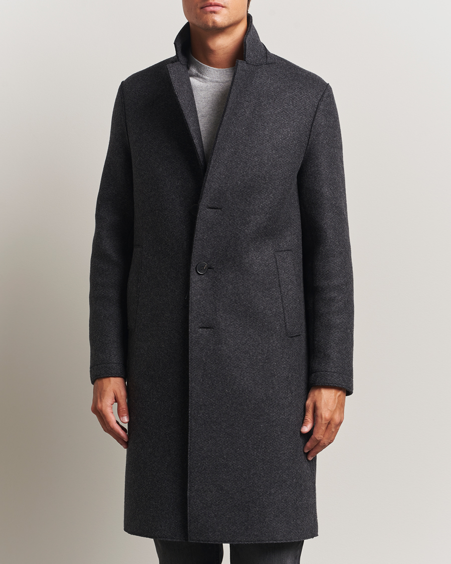 Homme | Manteaux Et Vestes | Harris Wharf London | Cashmere Blend Overcoat Anthracite