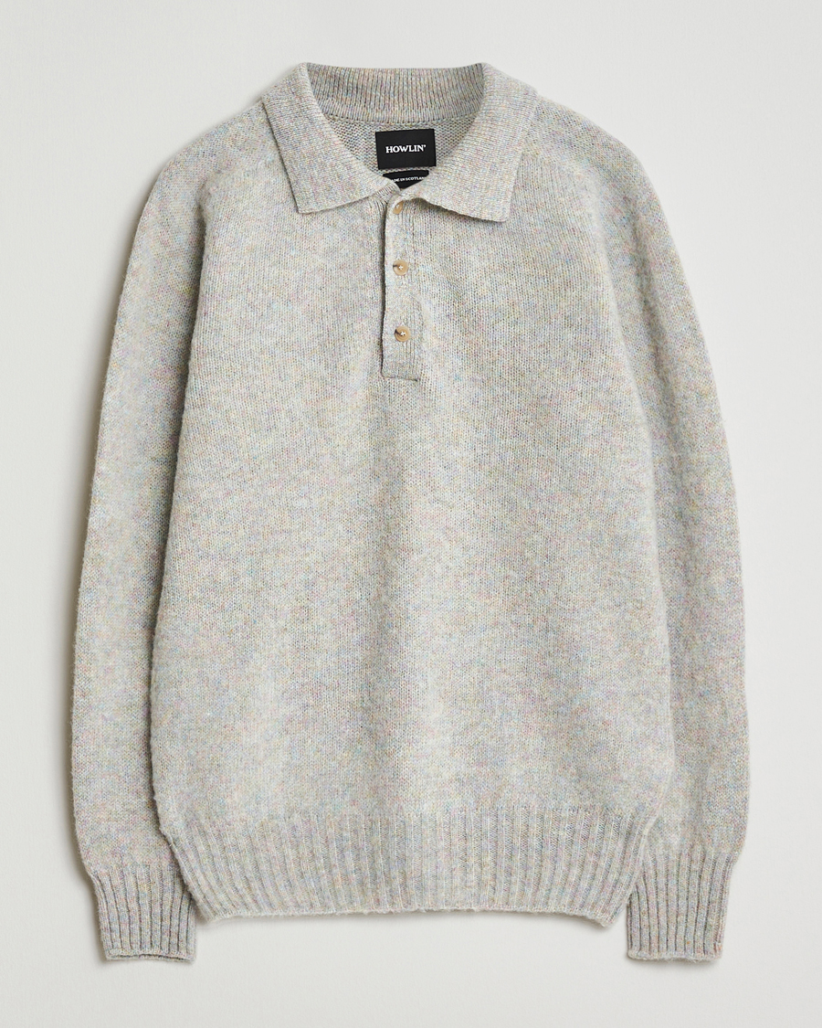 Heren | Truien | Howlin' | Brushed Wool Polo Galaxy