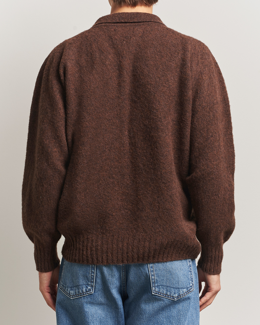 Heren | Truien | Howlin' | Brushed Wool Cardigan Brownish