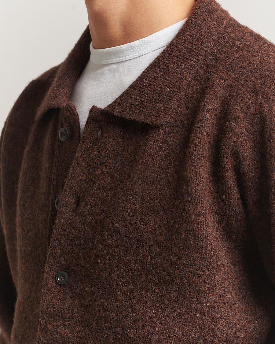 Heren | Truien | Howlin' | Brushed Wool Cardigan Brownish