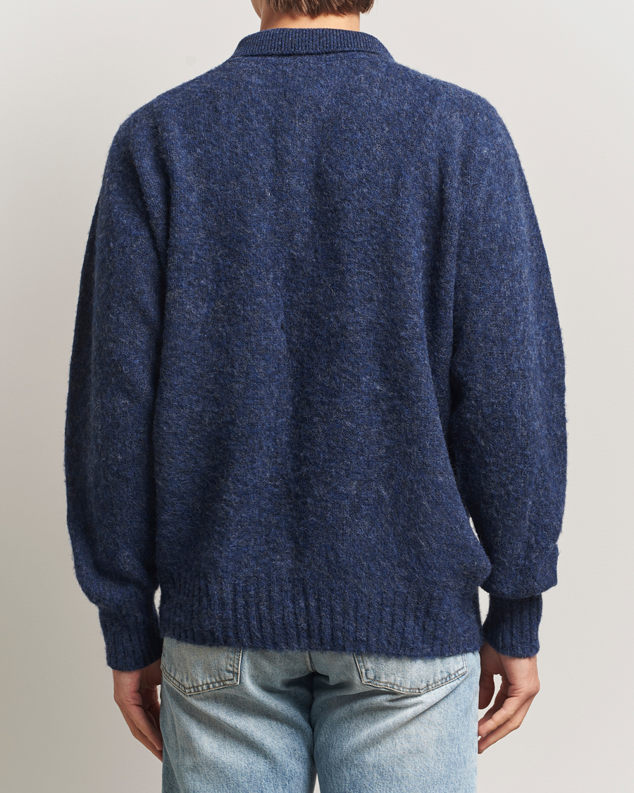 Heren | Truien | Howlin' | Brushed Wool Cardigan Denim