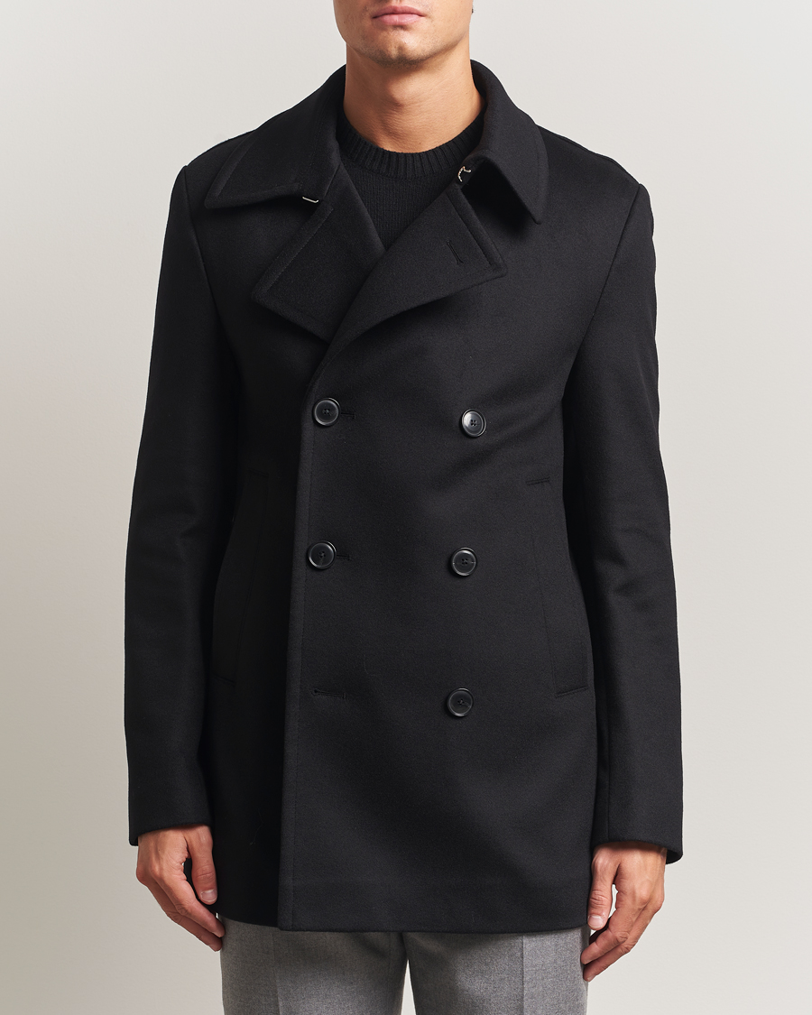 Homme | Manteaux Et Vestes | BOSS BLACK | Hyde Wool Peacoat Black