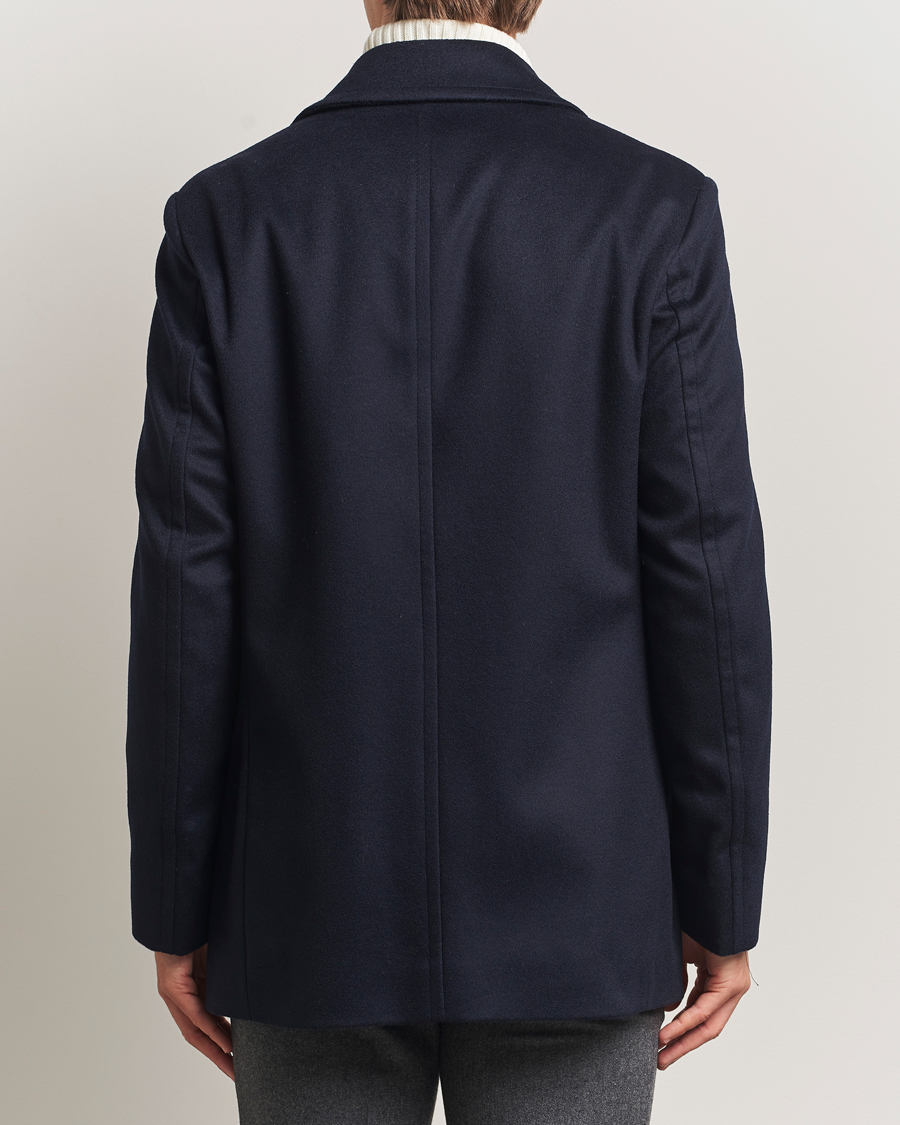 Homme | Manteaux Et Vestes | BOSS BLACK | Hyde Wool Peacoat Dark Blue