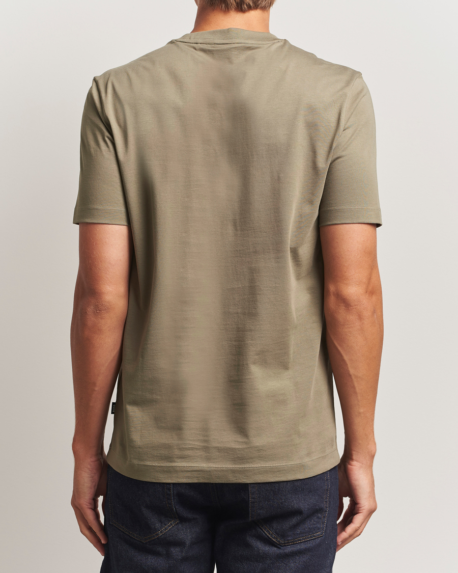 Homme | T-shirts | BOSS BLACK | Thompson Crew Neck T-Shirt Open Green
