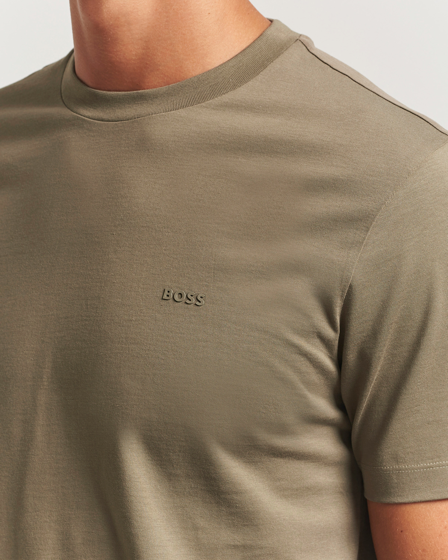 Homme | T-shirts | BOSS BLACK | Thompson Crew Neck T-Shirt Open Green