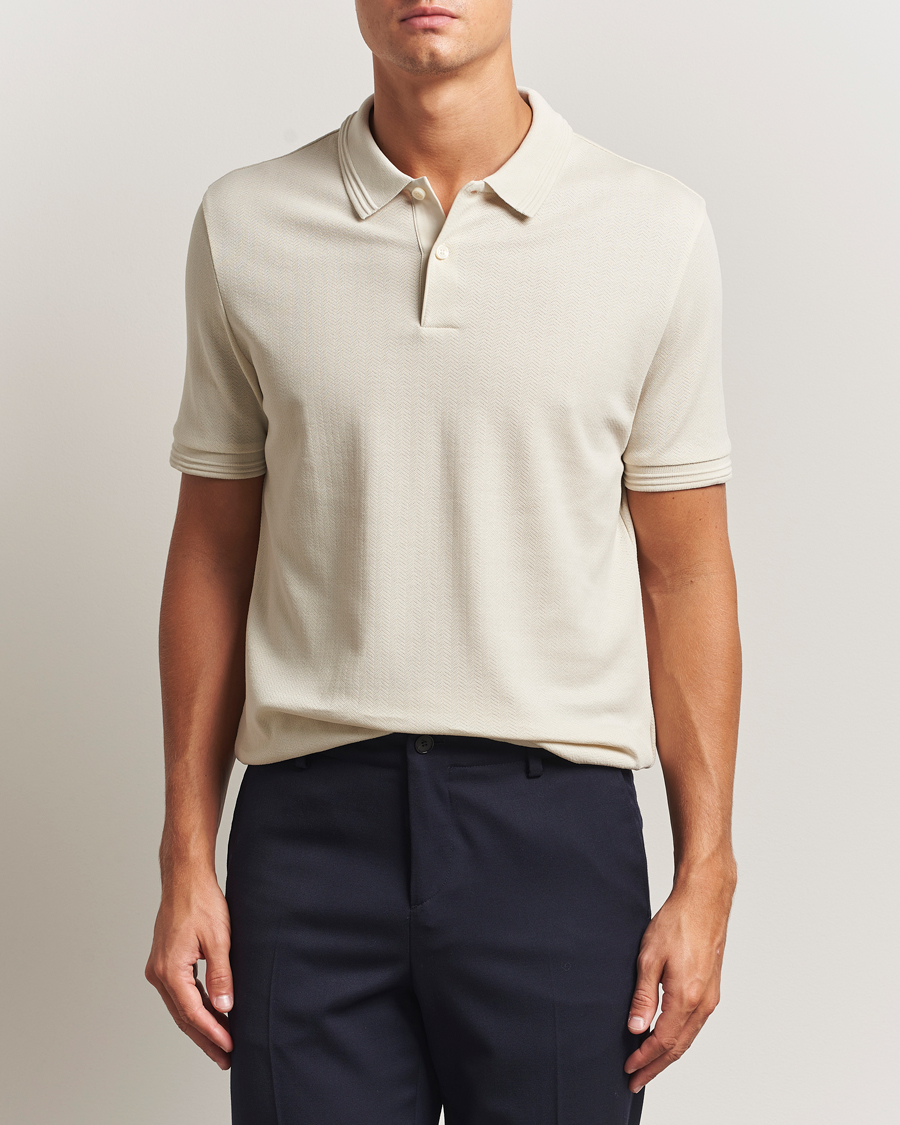 Homme | Polos | BOSS BLACK | Parlay Structured Polo Open White