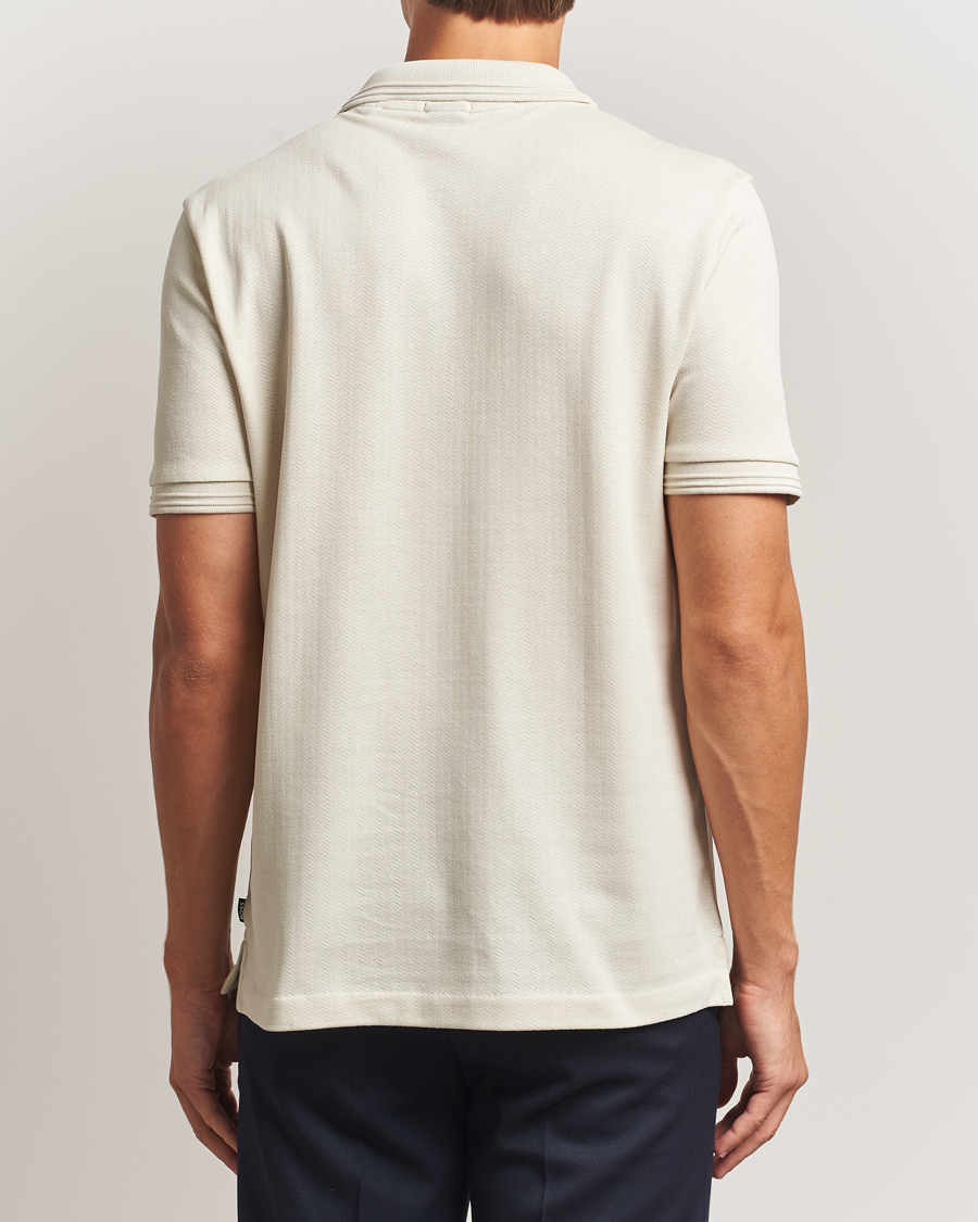 Homme | Polos | BOSS BLACK | Parlay Structured Polo Open White