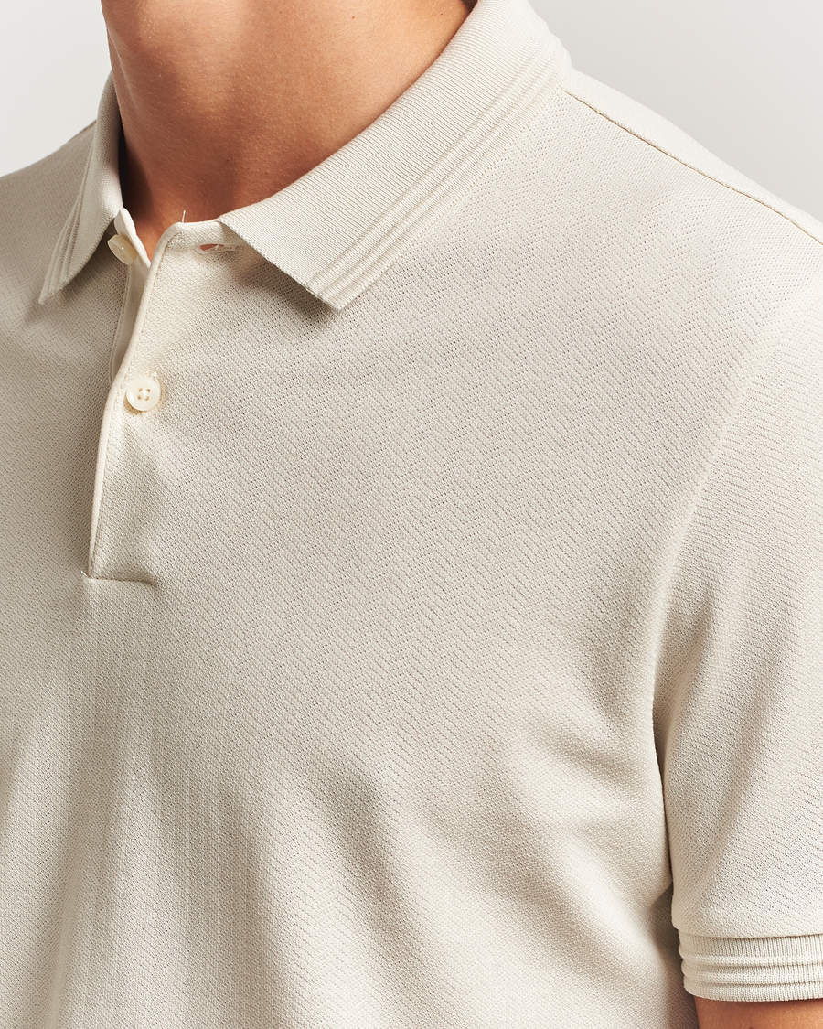 Homme | Polos | BOSS BLACK | Parlay Structured Polo Open White