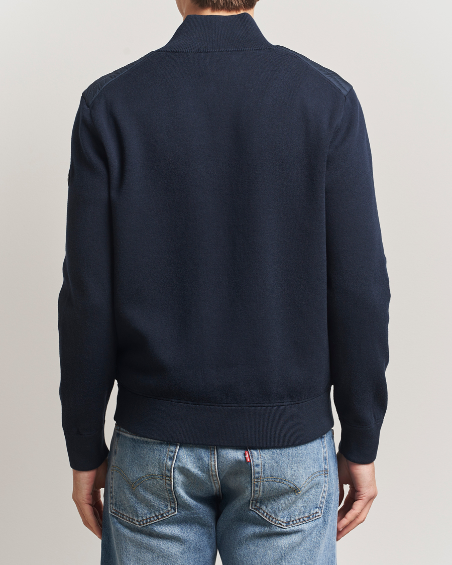 Homme | Manteaux Et Vestes | BOSS BLACK | Hernest Hybrid Full Zip Dark Blue