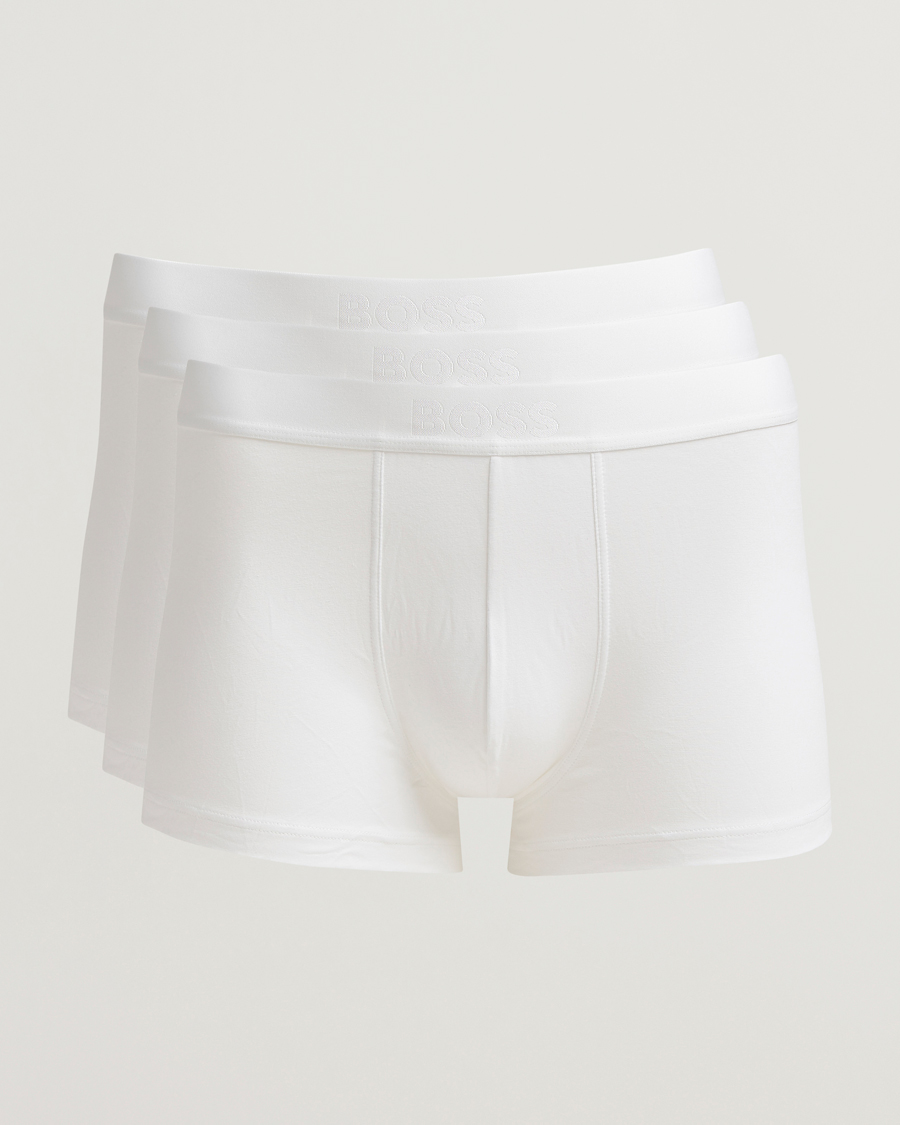 Homme | Sous-Vêtements Et Chaussettes | BOSS BLACK | 3-Pack One Trunk White