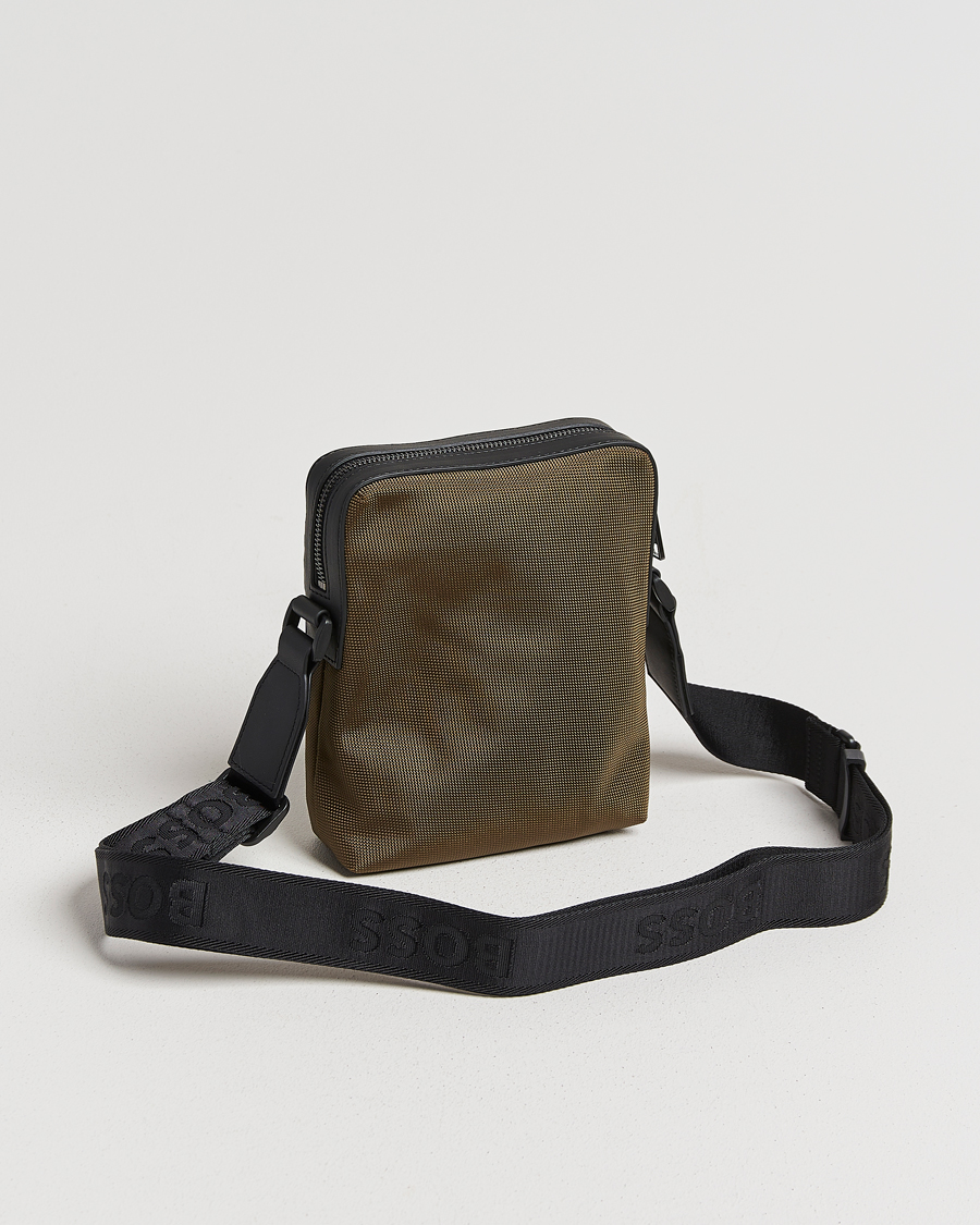 Homme | Sacs | BOSS BLACK | Ray Pouch Zip Bag Open Green