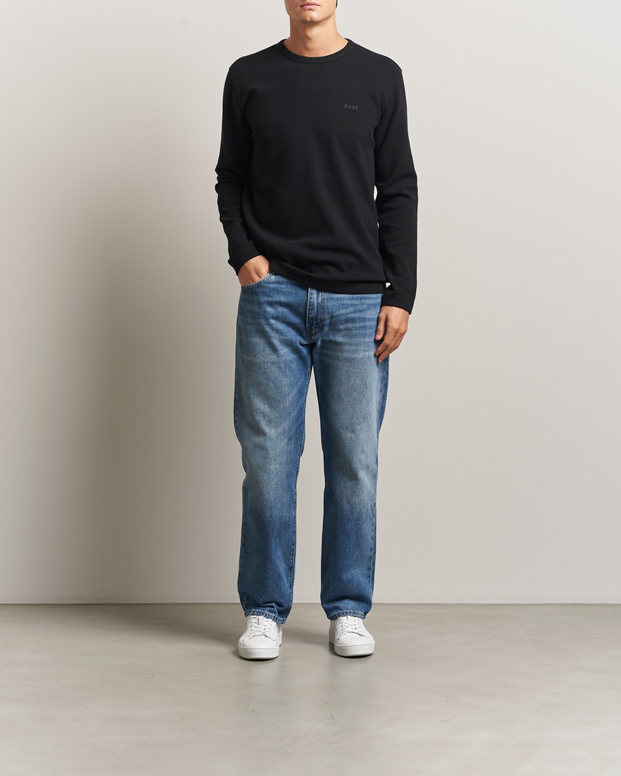Heren | Truien | BOSS ORANGE | Tempesto Sweater Black
