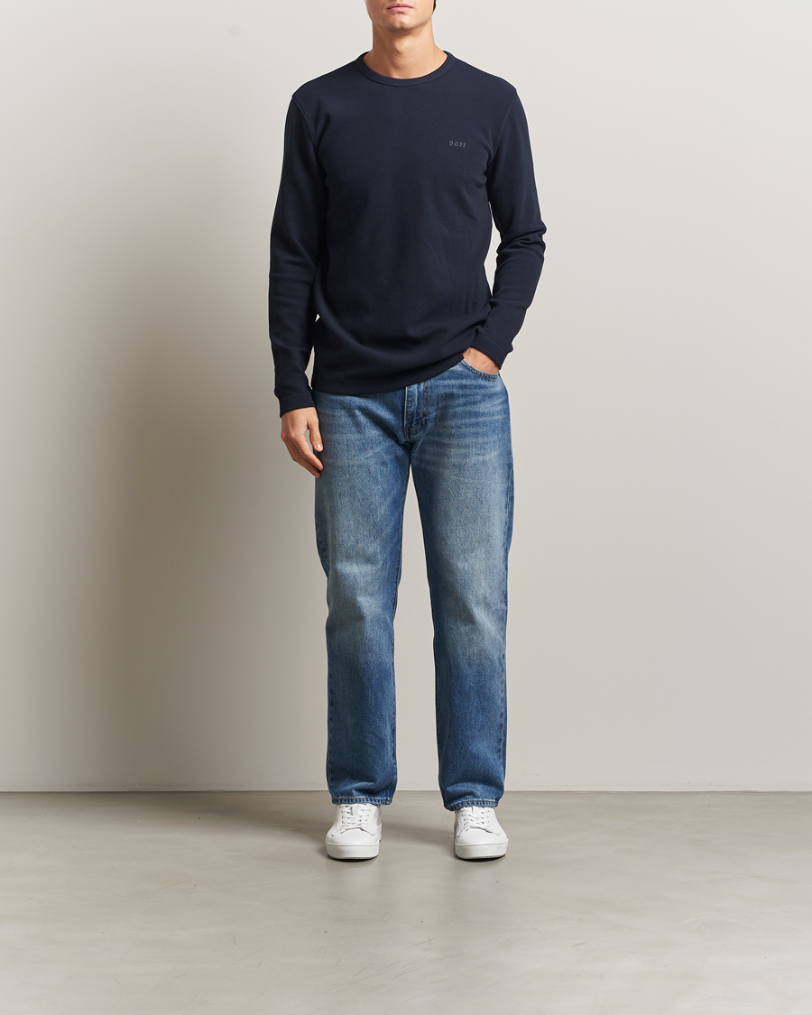 Heren | Truien | BOSS ORANGE | Tempesto Sweater Dark Blue