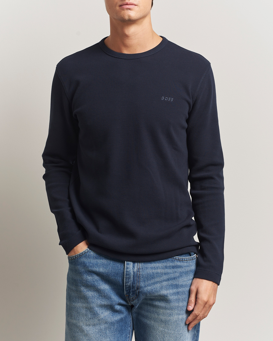 Heren | Truien | BOSS ORANGE | Tempesto Sweater Dark Blue