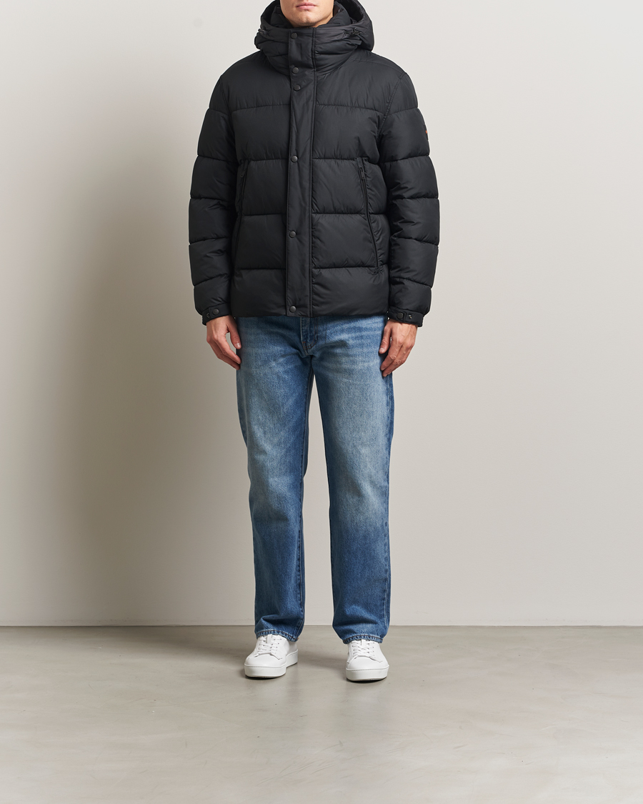 Heren | Jassen | BOSS ORANGE | Omaris Down Hooded Jacket Black