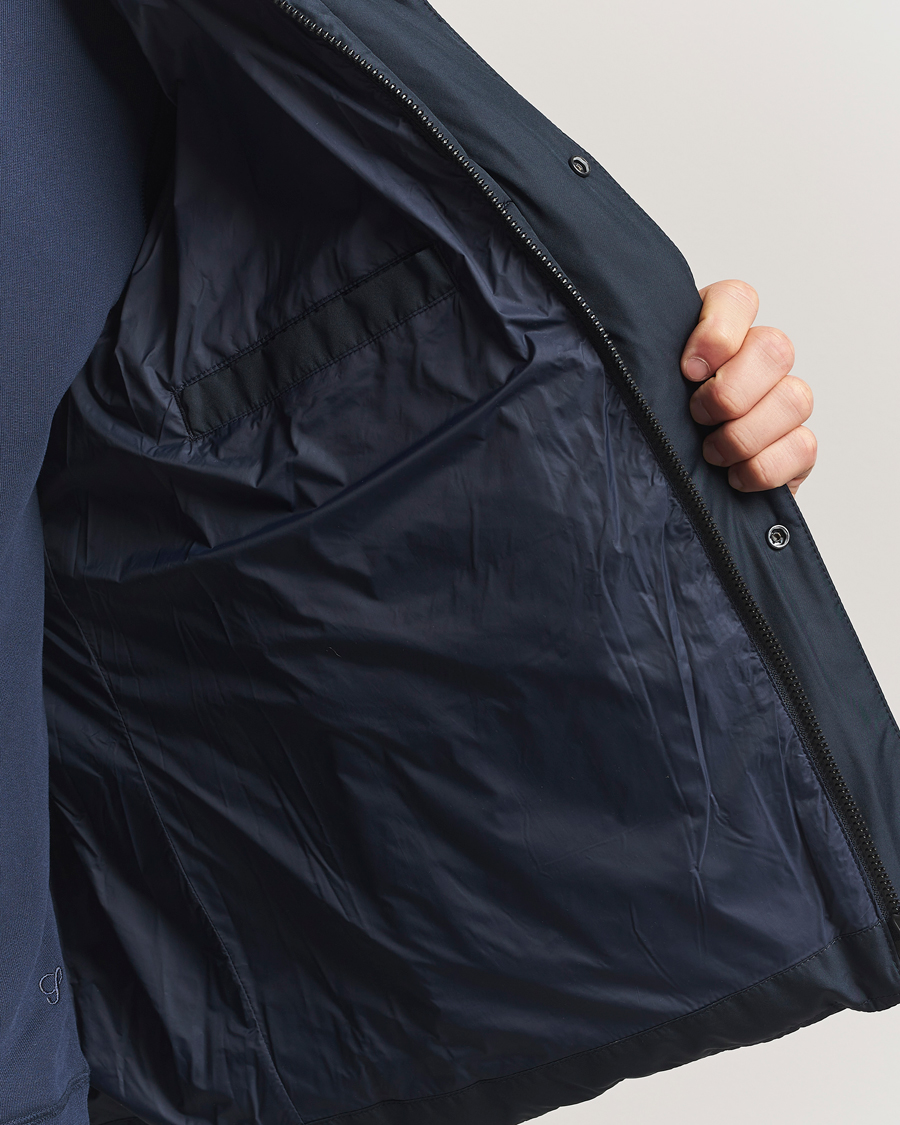 Heren | Jassen | BOSS ORANGE | Omaris Down Hooded Jacket Dark Blue