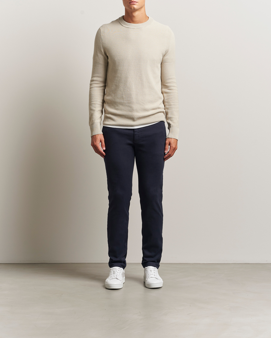 Homme | Pantalons | BOSS ORANGE | Cotton Chino Dark Blue