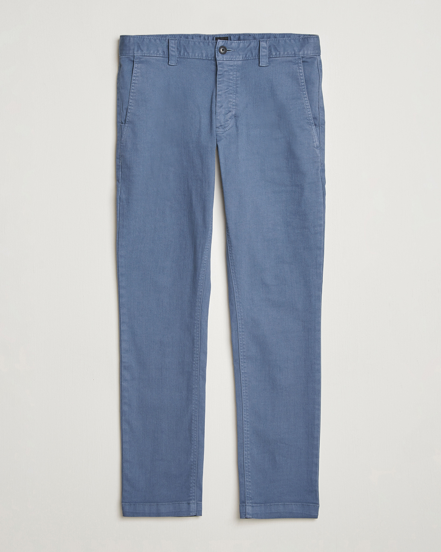 Heren | Broeken | BOSS ORANGE | Cotton Chino Open Blue