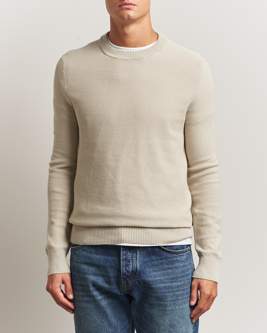 Homme | Pulls Et Tricots | BOSS ORANGE | Klapok Knitted Crew Neck Sweater Light Beige