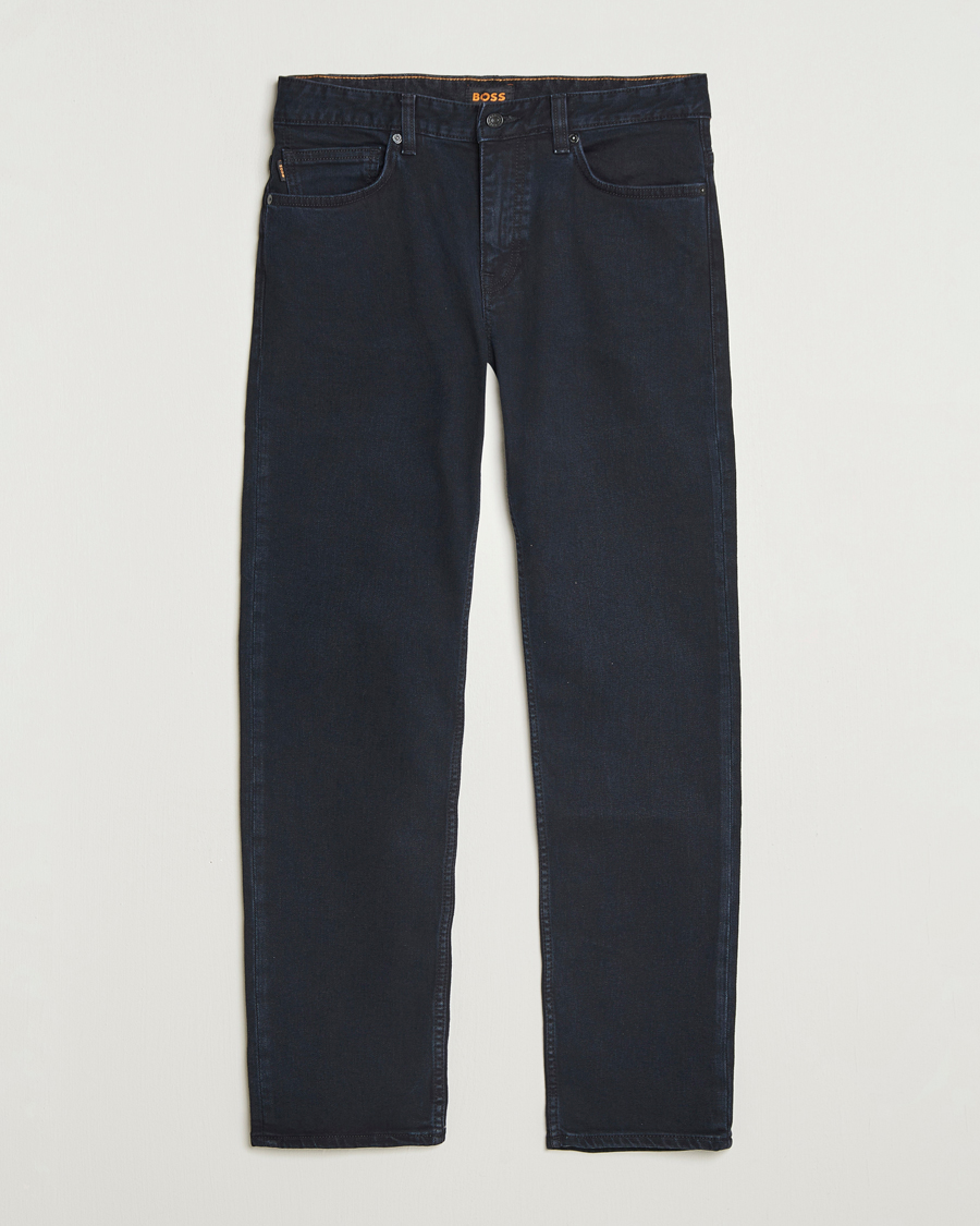 Heren | Jeans | BOSS ORANGE | Delaware Slim Fit Jeans Dark Blue