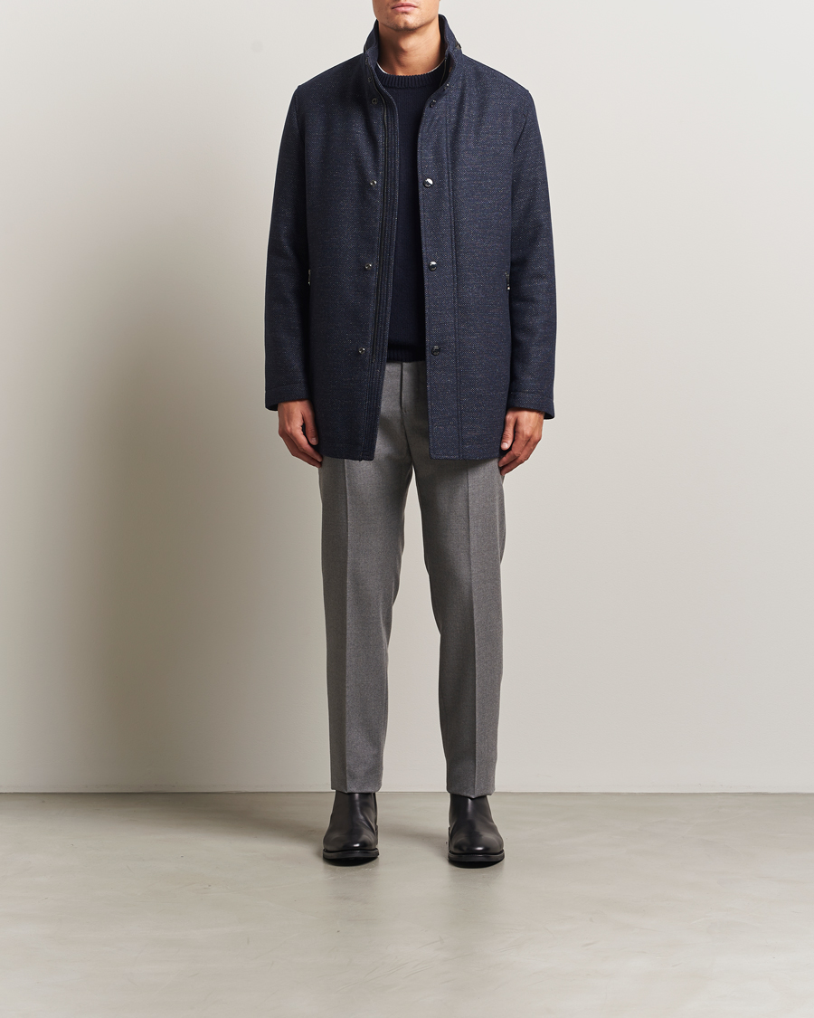 Homme | Manteaux Et Vestes | BOSS BLACK | Camron Wool Coat Dark Blue