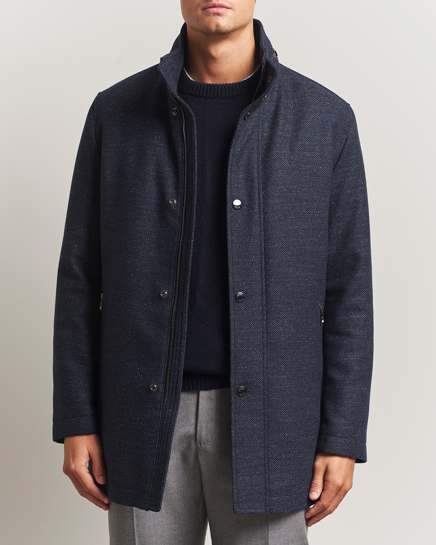 Homme | Manteaux Et Vestes | BOSS BLACK | Camron Wool Coat Dark Blue