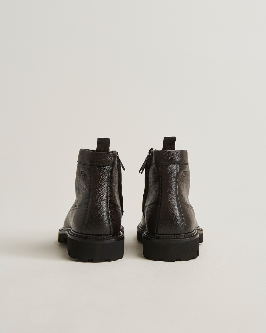 Heren | Laarzen | BOSS BLACK | Julyo Leather Boot Dark Brown