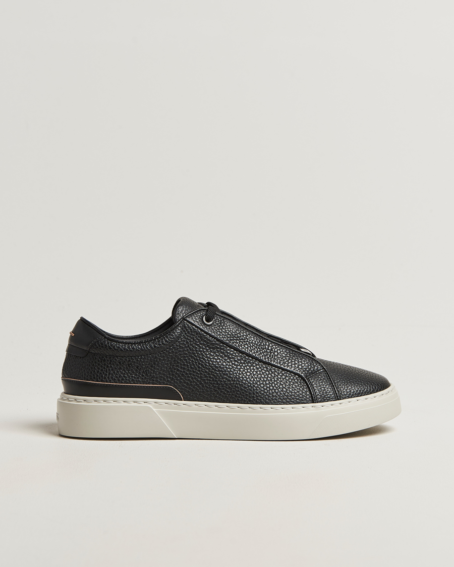 Heren | Sneakers | BOSS CAMEL | Gary Leather Sneaker Black