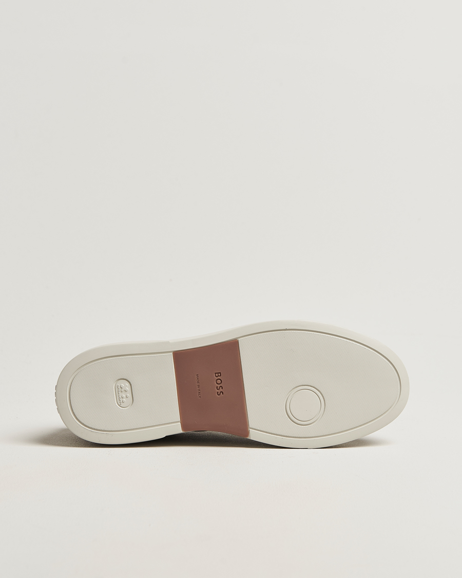 Heren | Sneakers | BOSS CAMEL | Gary Leather Sneaker Black