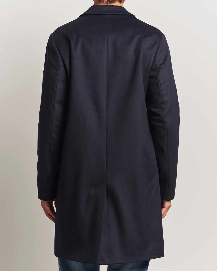 Homme | Manteaux Et Vestes | J.Lindeberg | August Wool/Cashmere Melton Coat Navy