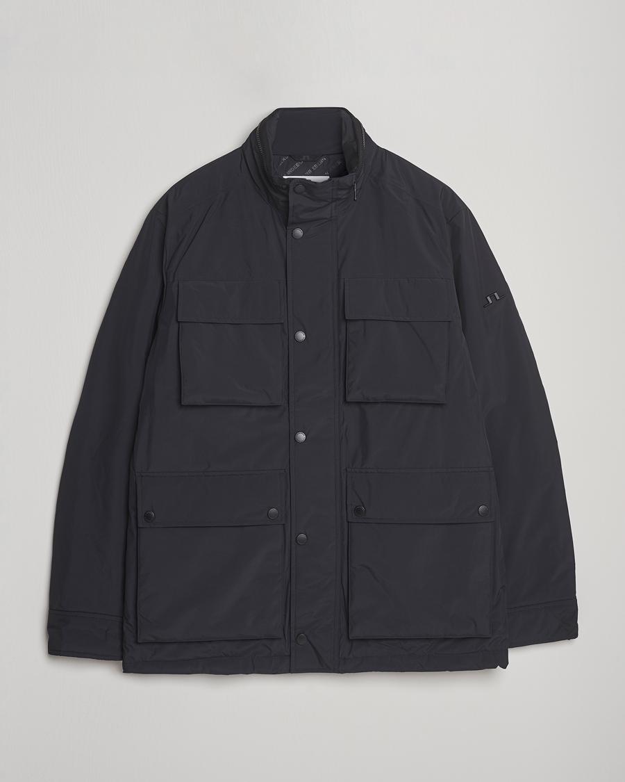 Heren | Jassen | J.Lindeberg | Aiden 2L Padded Field Jacket Black